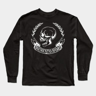 Memento Mori Stoic Stoicism Philosophy Long Sleeve T-Shirt